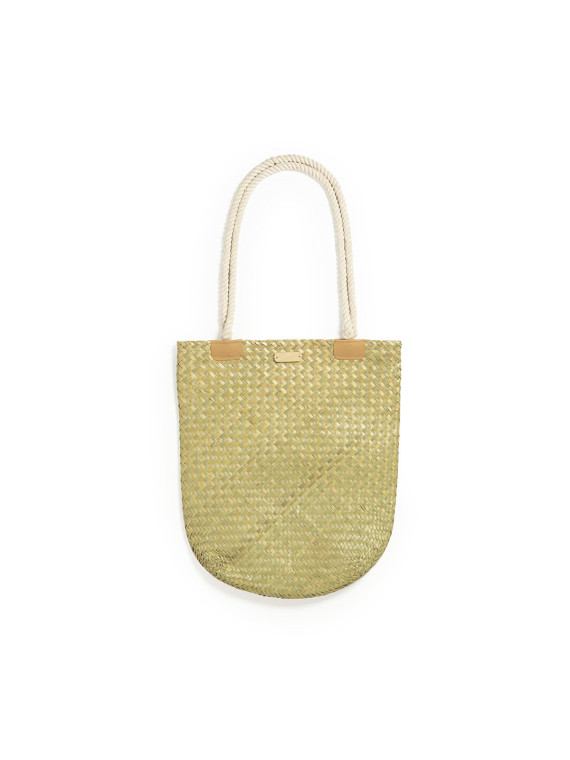 Sac shopping Bedwey Paille Laminé