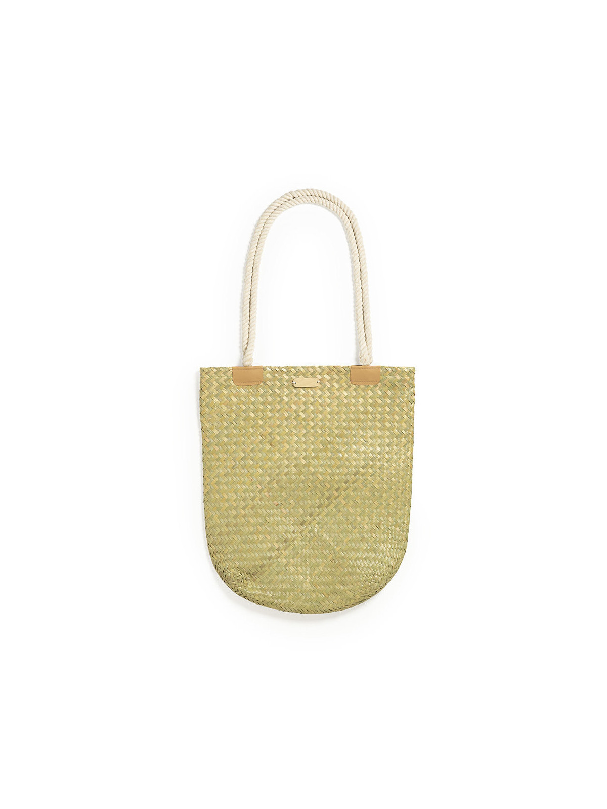 Sac shopping Bedwey Paille Laminé