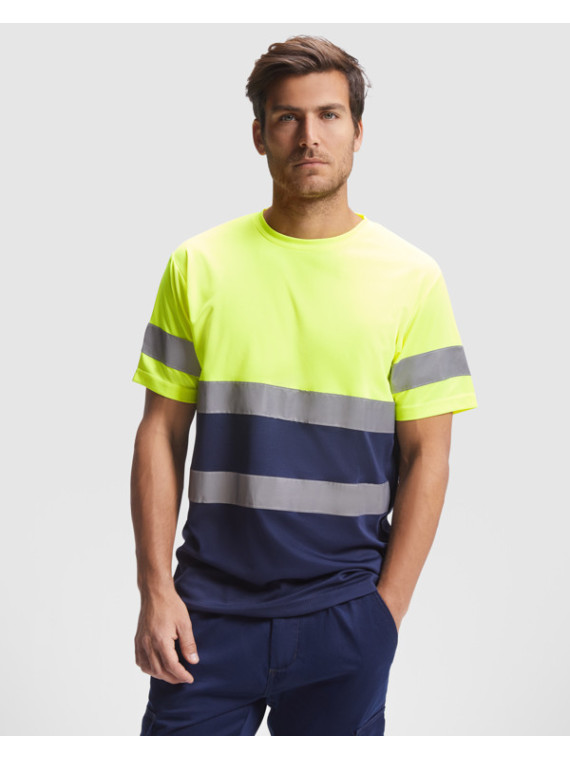 T-shirt technique bicolore haute visibilité DELTA