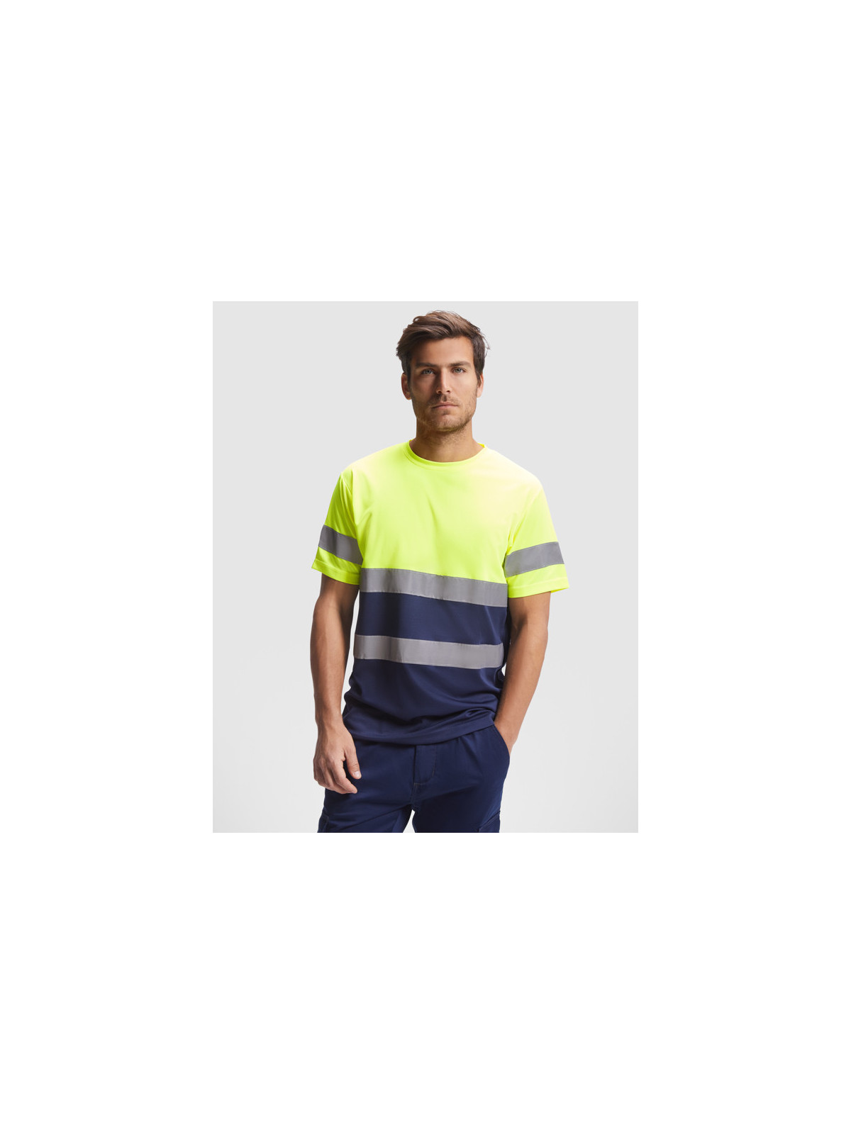 T-shirt technique bicolore haute visibilité DELTA