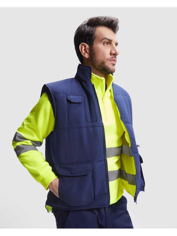 Gilet réversible multi-poches haute visibilité  PERSEI