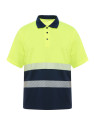Polo technique haute visibilité à manches longues VEGA