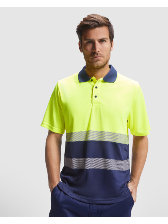 Polo technique haute visibilité à manches longues VEGA