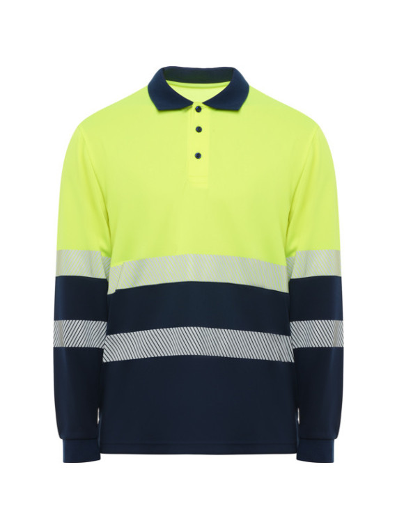 Polo technique haute visibilité à manches longues VEGA LS