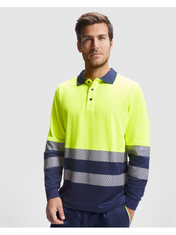 Polo technique haute visibilité à manches longues ATRIO LS
