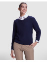 Pull à col V à mailles fines pour femme HILUX WOMAN