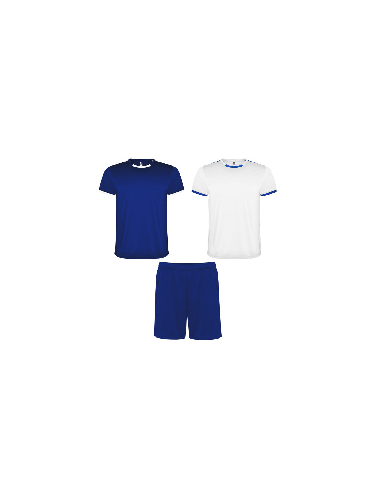 Kit de sport unisex composé de 2 t-shirts + 1 short RACING
