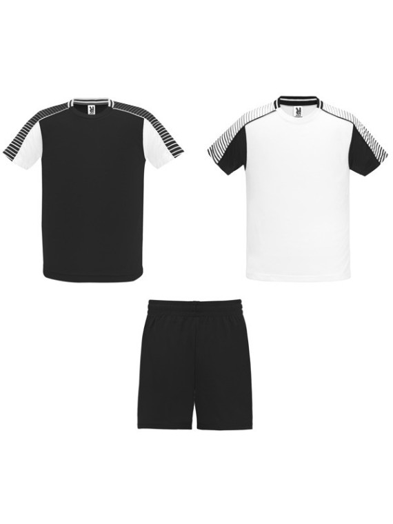 Kit de sport unisex composé de 2 t-shirts + 1 short JUVE