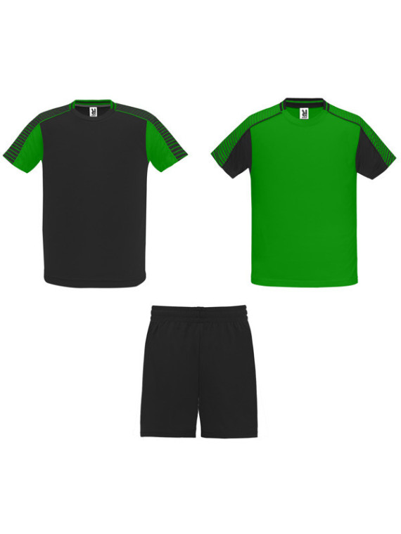 Kit de sport unisex composé de 2 t-shirts + 1 short JUVE