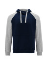Sweat-shirt bi couleur unisexe BADET