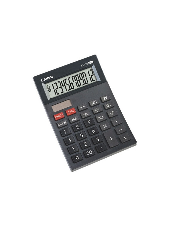 Calculatrice de bureau Canon AS-120 - 12 chiffres