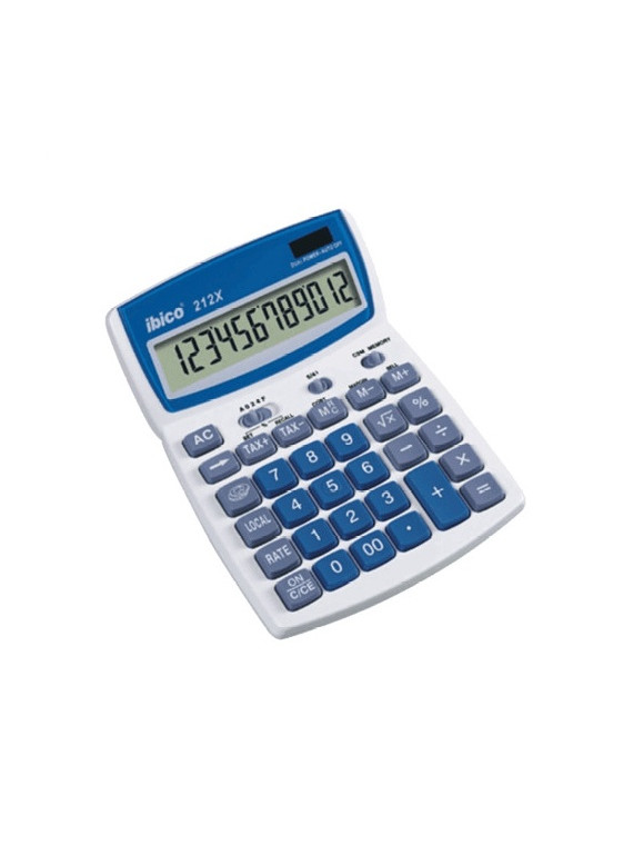 Calculatrice de bureau IBICO 212X - 12 chiffres