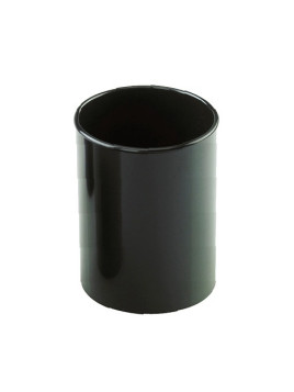 Pot à crayons polypropylène noir - Le lot de 2