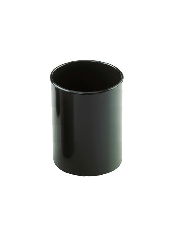 Pot à crayons polypropylène noir - Le lot de 2
