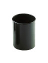Pot à crayons polypropylène noir - Le lot de 2