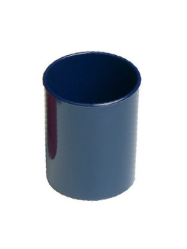 Pot à crayons plastique bleu foncé - Le lot de 2