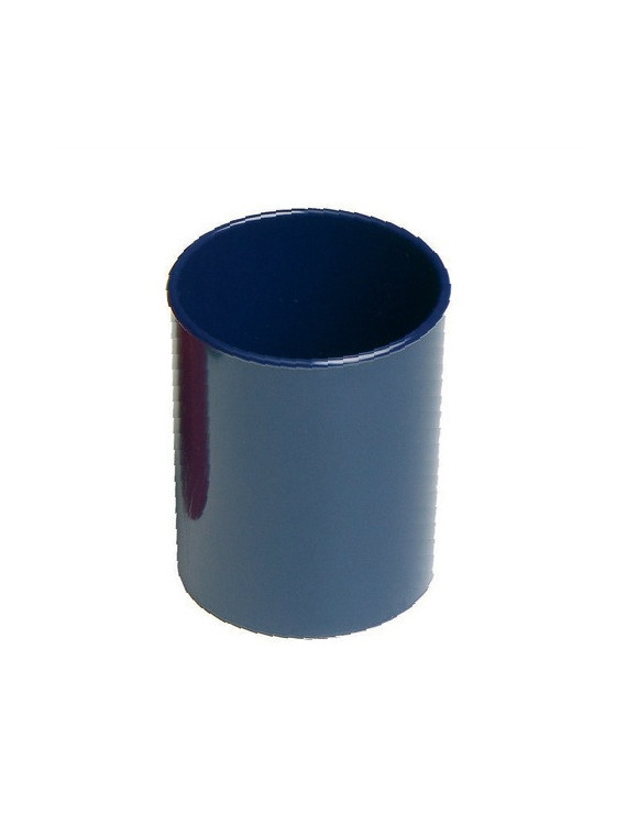 Pot à crayons plastique bleu foncé - Le lot de 2
