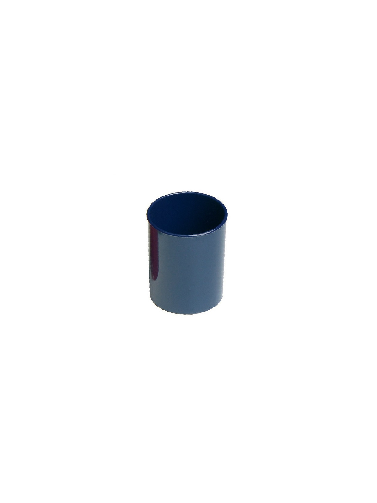 Pot à crayons plastique bleu foncé - Le lot de 2