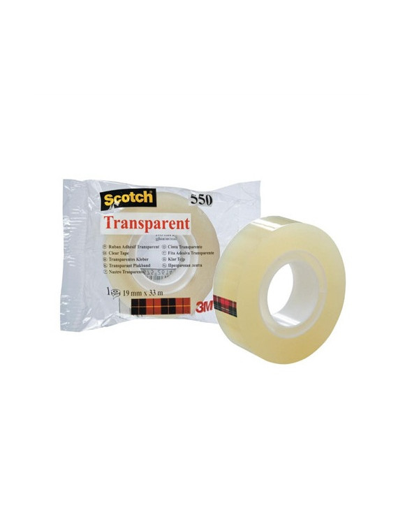 Ruban adhésif SCOTCH 550 Transparent - Le rouleau