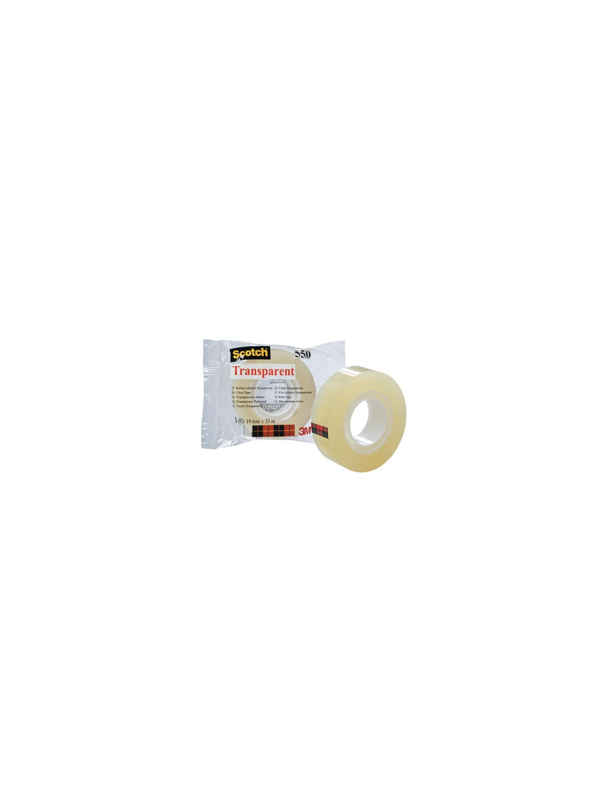 Ruban adhésif SCOTCH 550 Transparent - Le rouleau