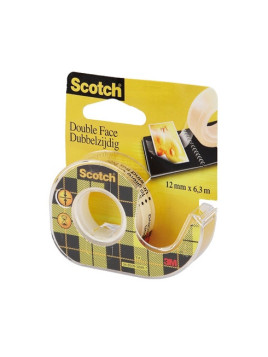 Ruban adhésif double face sur dévidoir Scotch 12 mm x 6 m