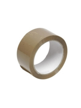 Ruban adhésif d’emballage polypro havane 50 mm x 66 m - Le lot de 6 rouleaux