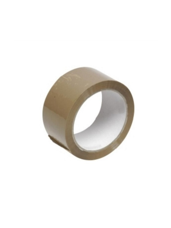 Ruban adhésif d’emballage polypro havane 50 mm x 66 m - Le lot de 6 rouleaux
