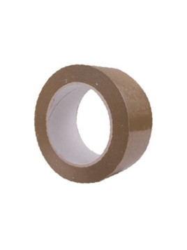 Ruban adhésif d’emballage polypro havane 50 mm x 100 m - Le lot de 6 rouleaux