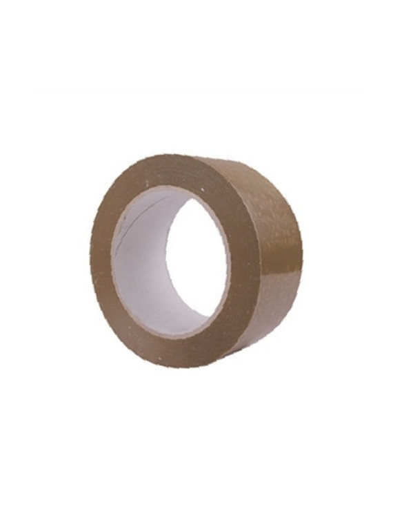 Ruban adhésif d’emballage polypro havane 50 mm x 100 m - Le lot de 6 rouleaux