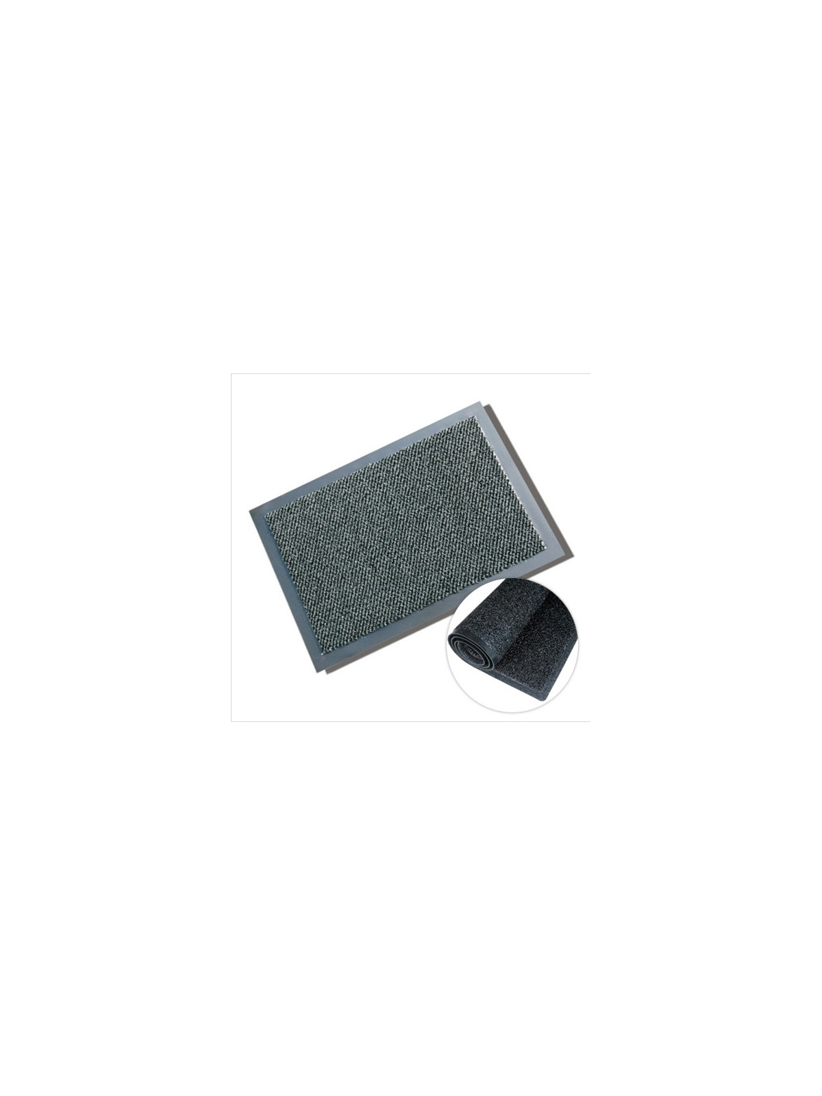 Tapis d’accueil anti-salissures - Anthracite - 60 x 90 cm