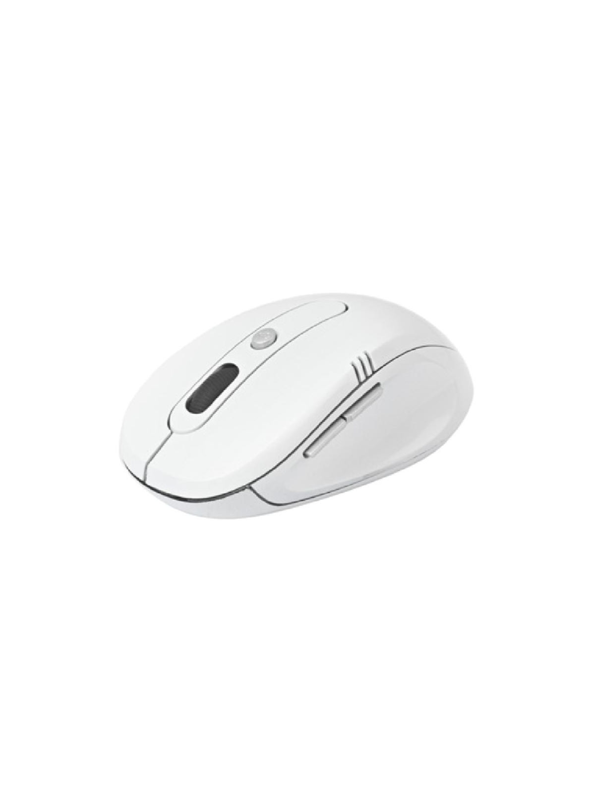 Souris sans fil ergonomique - 2 boutons programmables - Blanc