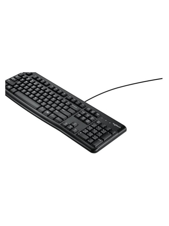 Clavier filaire Logitech K120 AZERTY USB - Noir