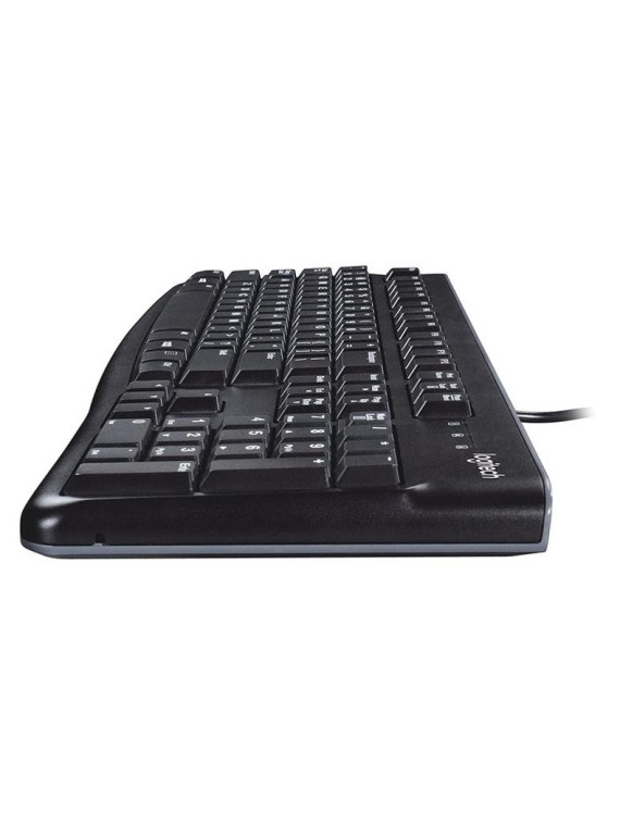 Clavier filaire Logitech K120 AZERTY USB - Noir