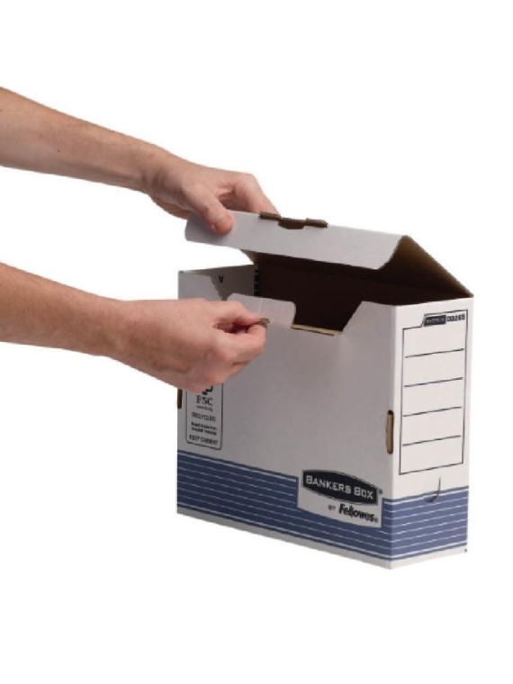 Boîtes archives Bankers Box by FELLOWES - Dos de 15 cm - Le lot de 10 boîtes