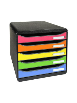 Module de classement BIG BOX EXACOMPTA 5 tiroirs - Arlequin