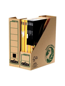 Porte-revues carton Fellowes - dos 8cm - lot de 5