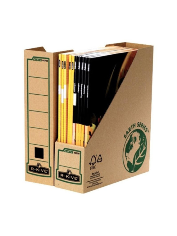 Porte-revues carton Fellowes - dos 8cm - lot de 5