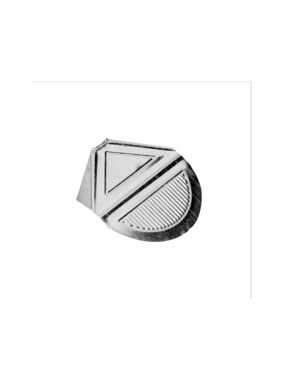Attaches coins de lettre aluminium - La boite de 100