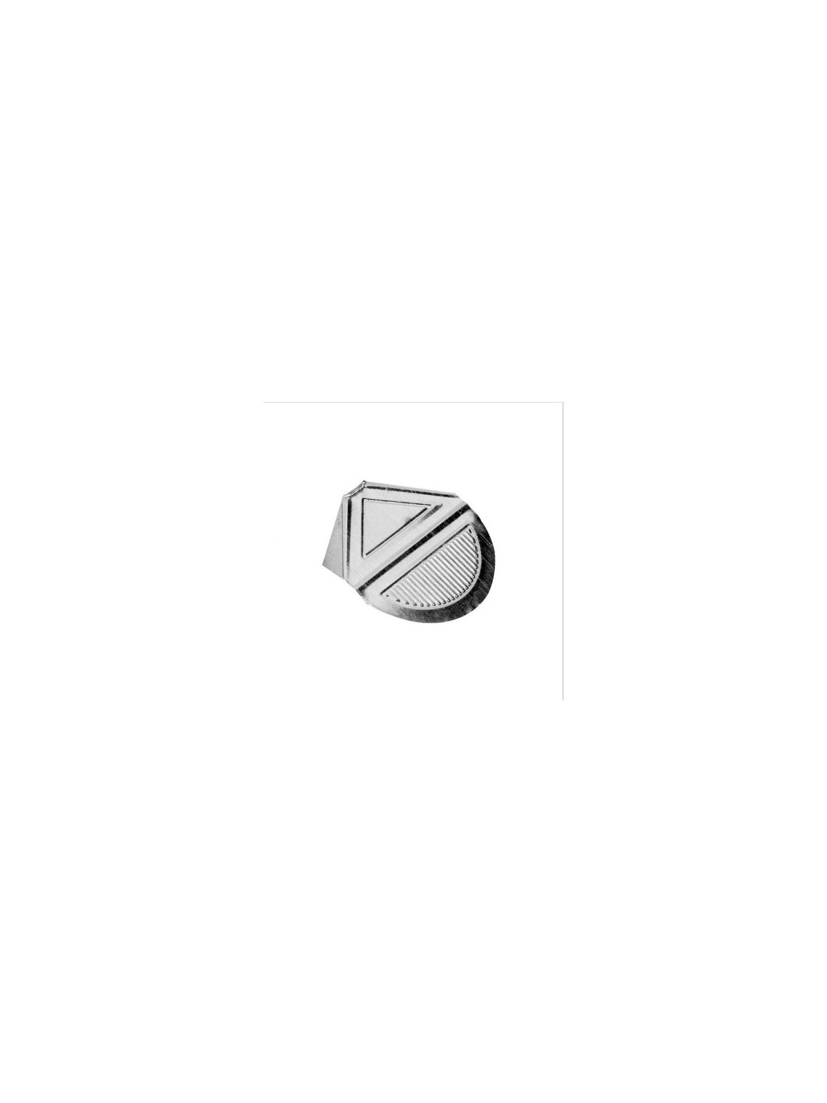 Attaches coins de lettre aluminium - La boite de 100