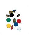 Punaises laitonnées couleur Ø 10 mm - La boîte de 100
