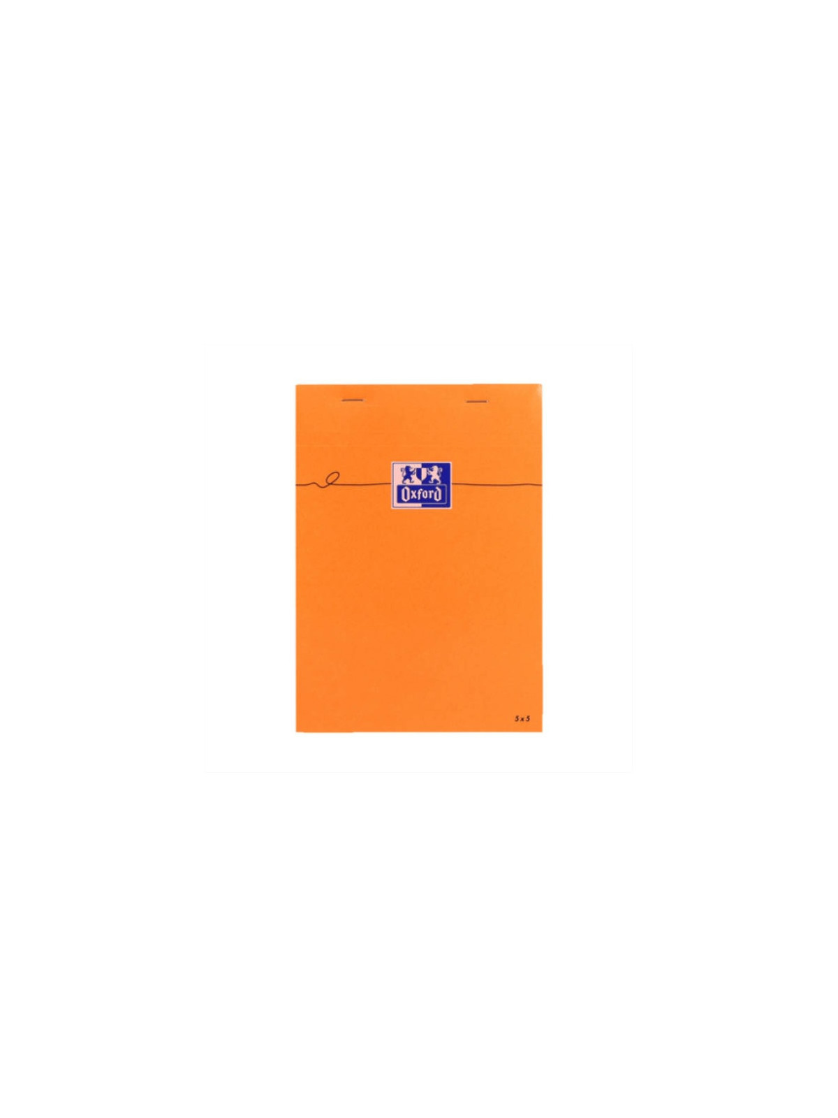 Bloc de bureau A5 OXFORD - Quadrillé 5x5 - Le lot de 2 blocs