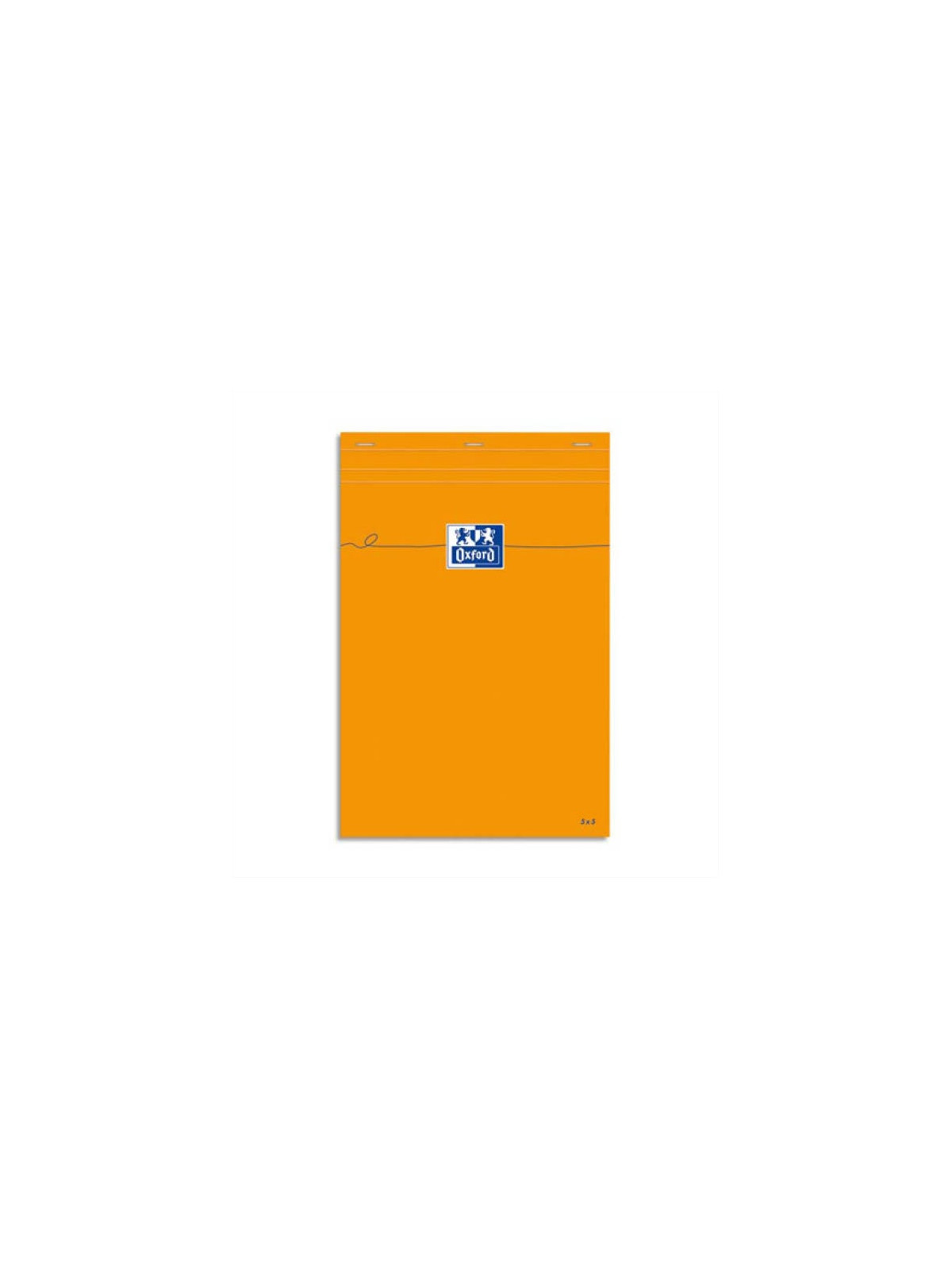 Bloc de bureau A4 OXFORD - 80 feuilles - Quadrillé 5x5 - Le lot de 2 blocs
