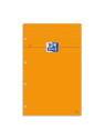 Bloc de bureau A4 OXFORD perforé - 80 feuilles - Quadrillé 5x5 - Le lot de 2 blocs