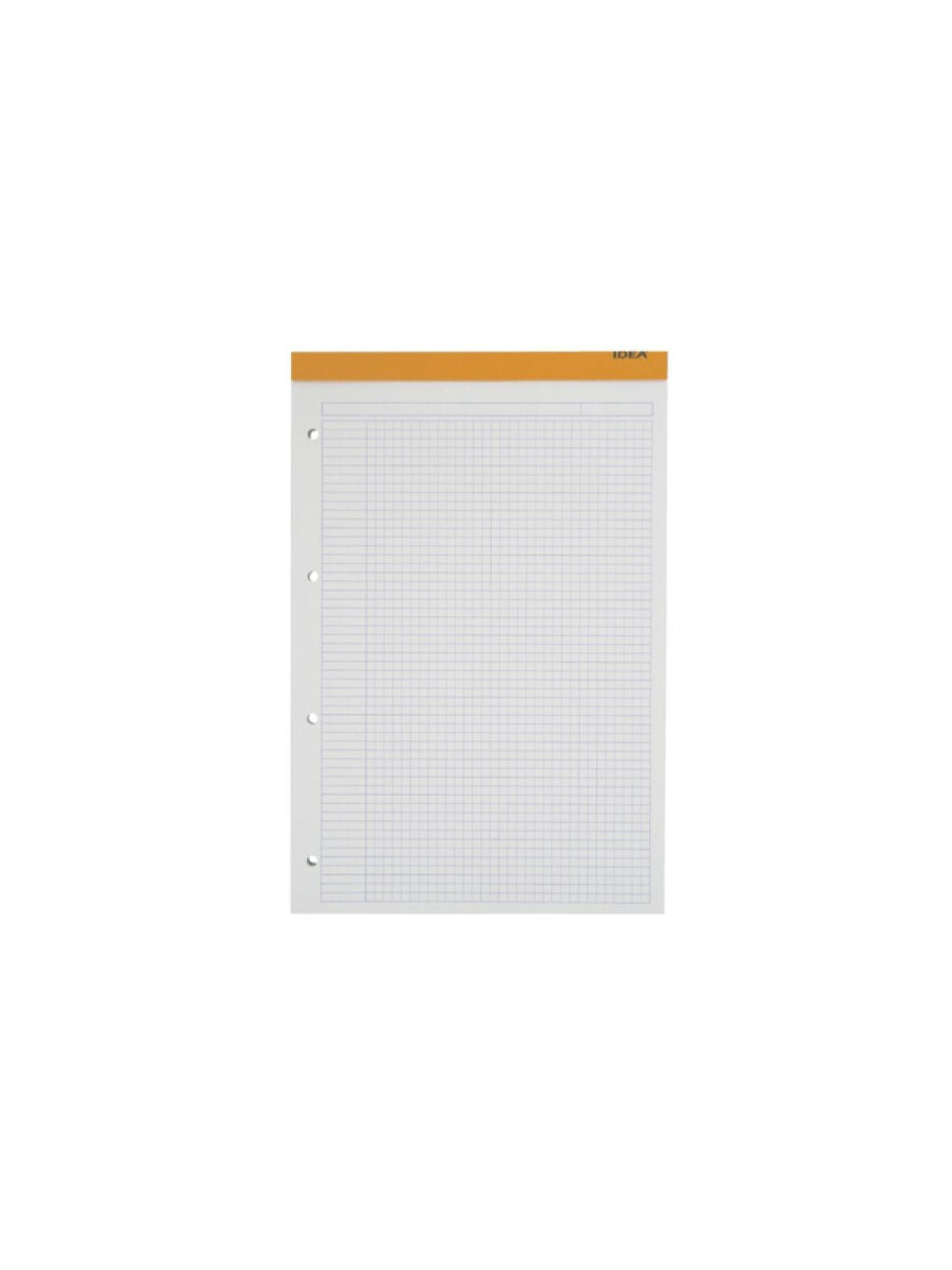 Bloc de bureau A4 OXFORD perforé - 80 feuilles - Quadrillé 5x5 - Le lot de 2 blocs