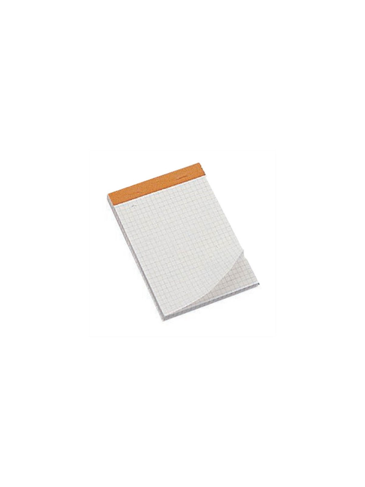 Bloc de bureau A5 sans couverture - Quadrillé 5x5 - Le lot de 5 blocs