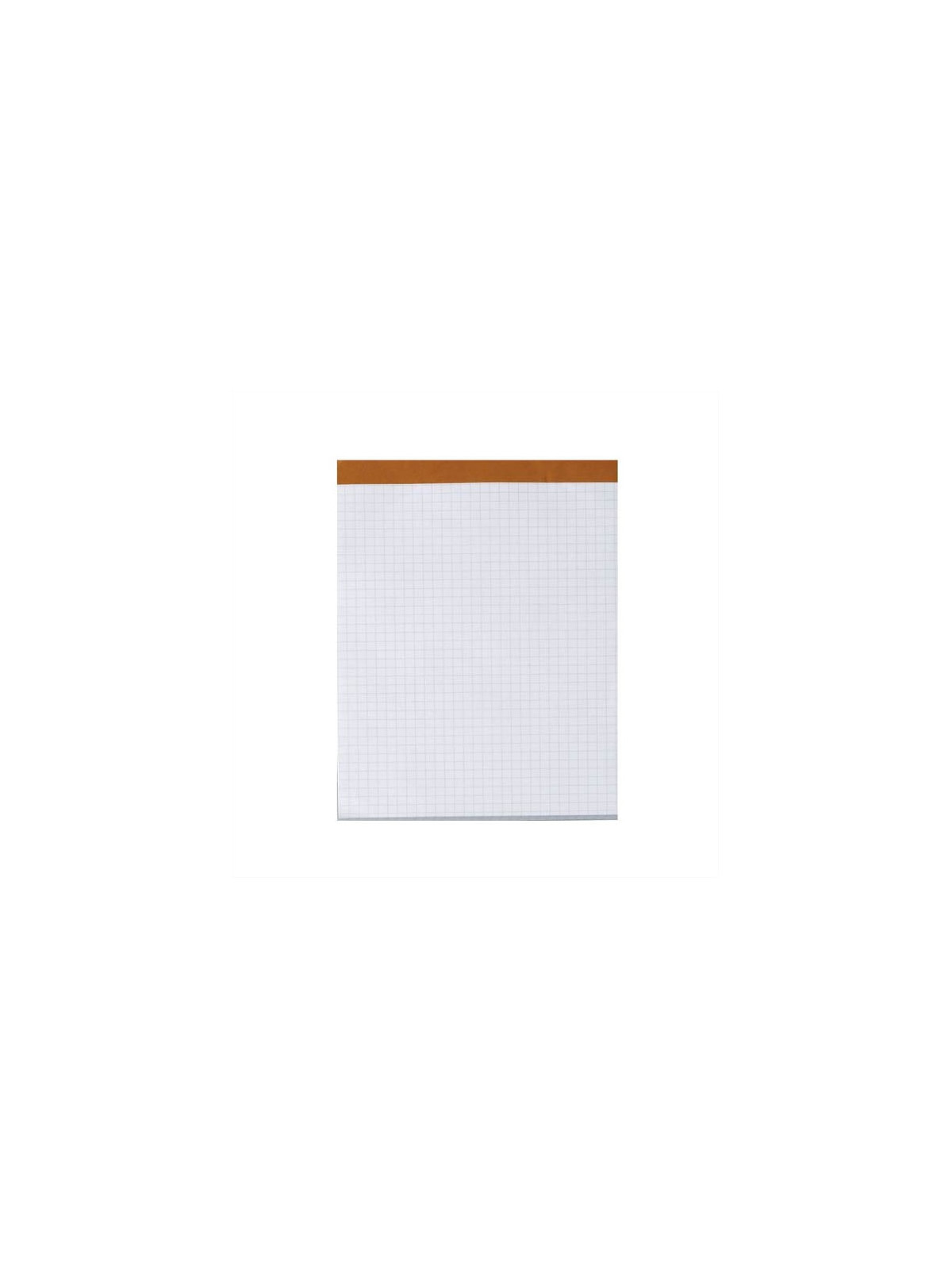 Bloc de bureau A5 sans couverture - Quadrillé 5x5 - Le lot de 5 blocs
