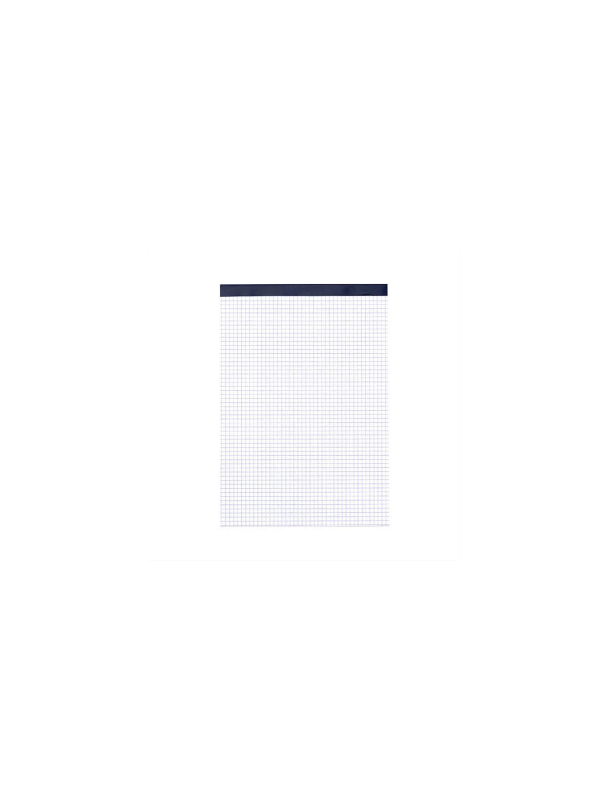 Bloc de bureau A4 sans couverture - Quadrillé 5x5 - Le lot de 5 blocs