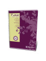 Cahier Calligraphe Forever 100% recyclé A4 - Spirales - 100 pages - Quadrillé 5x5 - 21 x 29,7 cm - Lot de 5