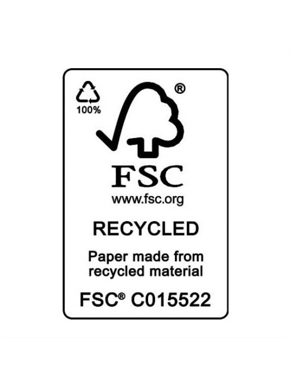 Bloc cube arc en ciel papier couleur recyclé 90g - 620 feuilles - Le bloc