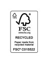 Bloc cube arc en ciel papier couleur recyclé 90g - 620 feuilles - Le bloc